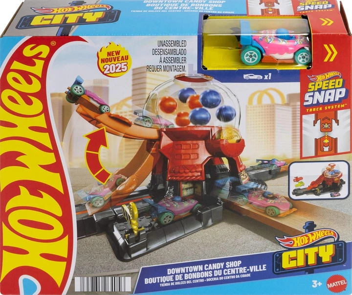 Tor wyścigowy Mattel Hot Wheels City Sklepik Guma balonowa JBM62 (194735264056) - obraz 4