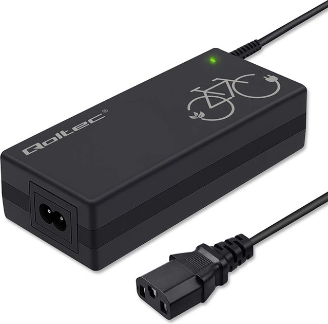 Ładowarka do roweru elektrycznego Qoltec 36 V 42 V 2 A C14-IEC-3 Pin (5901878526171) - obraz 2