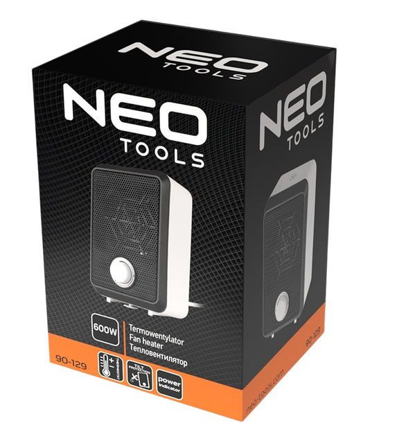 Тепловентилятор настільний Neo Tools 90-129 600 Вт (5906692022069) - зображення 10