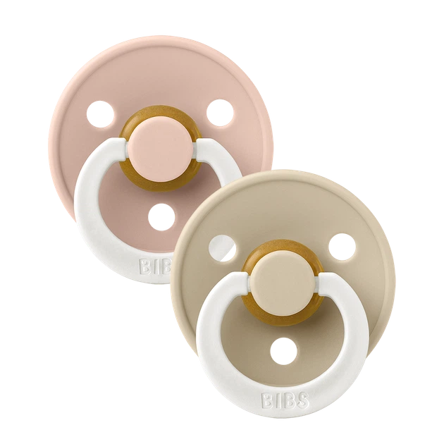Пустушка BIBS 6-18 m Colour GLOW 2 PACK - Blush/Vanilla - Фото 1 Пустушка BIBS 6-18 m Colour GLOW 2 PACK - Blush/Vanilla - изображение 1