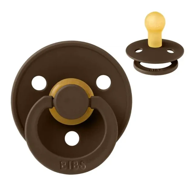 Пустушка BIBS 0-6 m Colour Latex Round Mocha - зображення 6