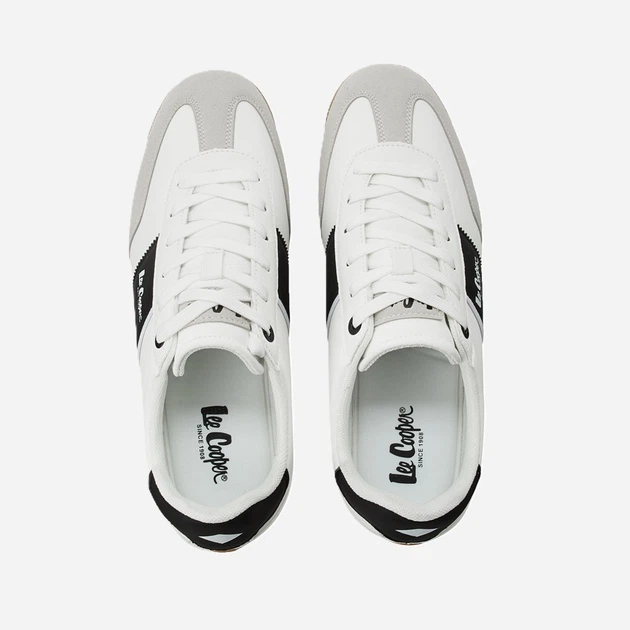 Чоловічі кеди низькі Lee Cooper LCW-26-03-4135 45 (30 см) Білі (5901479610750) - зображення 4