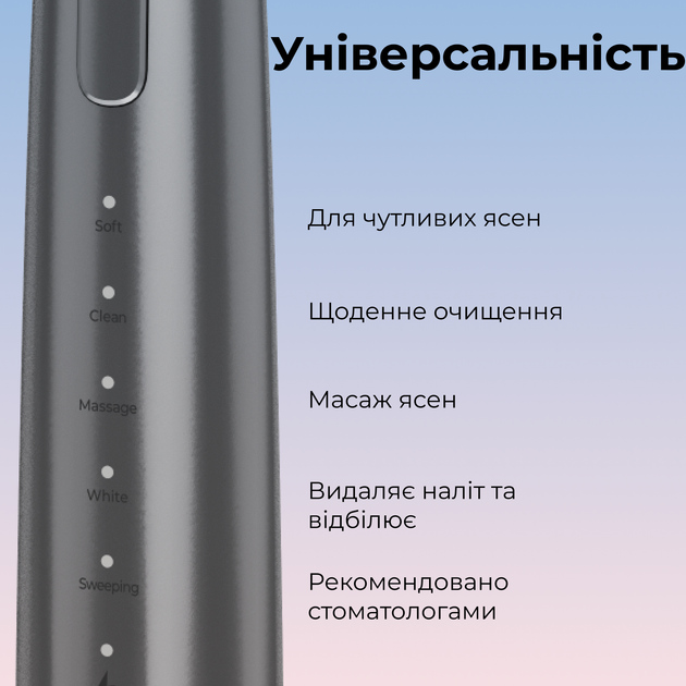 Електрична зубна щітка AENO DB10G - Фото 3 Електрична зубна щітка AENO DB10G - зображення 3