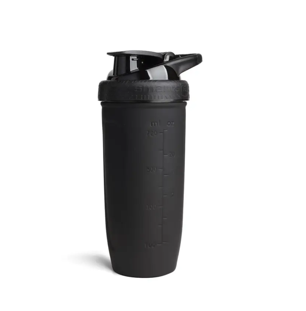 Шейкер спортивний SmartShake металевий Reforce Stainless Steel 30oz/900 мл Black (11150103) - зображення 2