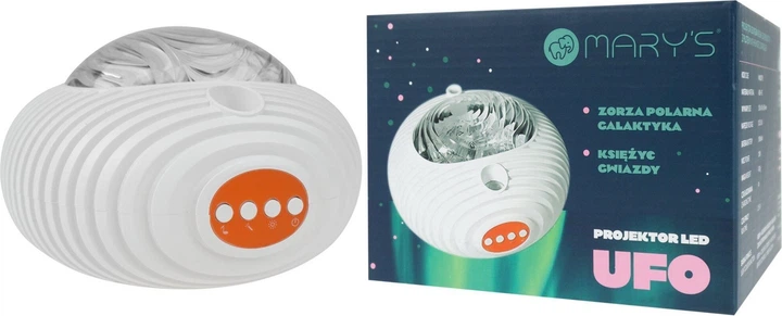 Проектор нічник Eco Light MARY’S UFO Galaxy з пультом MW20795 (5905036207957) - зображення 4