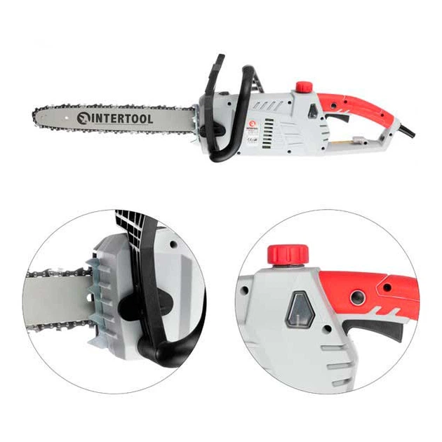 Пила цепная электрическая Intertool 40см (DT-2203) - изображение 3
