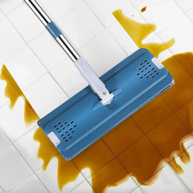 Швабра с ведром 11 л с автоматическим отжимом + 2 насадки Cleaning Mop серая (G5940) - Фото 3 Швабра с ведром 11 л с автоматическим отжимом + 2 насадки Cleaning Mop серая (G5940) - изображение 3