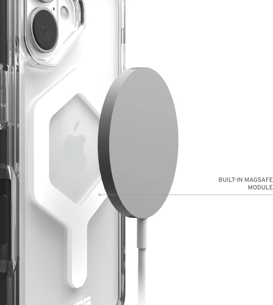 Чохол протиударний UAG Plyo MagSafe (Original) для Iphone 16 Plus (6.7") Прозорий 114479114341 - Фото 8 Чохол протиударний UAG Plyo MagSafe (Original) для Iphone 16 Plus (6.7") Прозорий 114479114341 - зображення 8