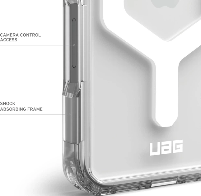 Чохол протиударний UAG Plyo MagSafe (Original) для Iphone 16 Plus (6.7") Прозорий 114479114341 - Фото 11 Чохол протиударний UAG Plyo MagSafe (Original) для Iphone 16 Plus (6.7") Прозорий 114479114341 - зображення 11