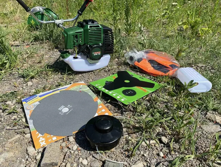 Мотокоса бензиновая GTR 72, для травы и кустов, 7,5 л.с., прямая штанга - изображение 8
