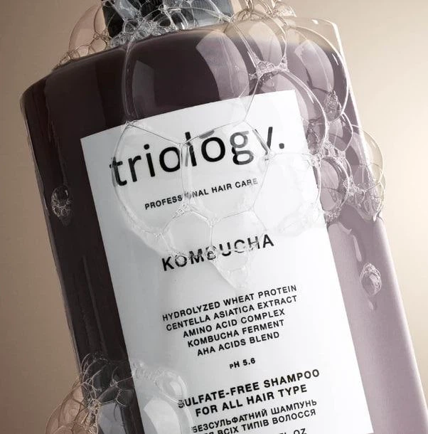 Безсульфатний шампунь для всіх типів волосся з комбучею Kombucha Triology, 500 мл - изображение 4