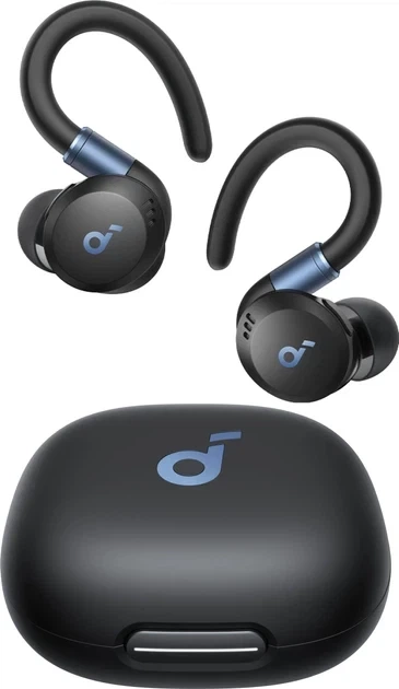 Бездротові TWS навушники Anker Soundcore Sport X20 Black, ANC, IP68, BassUp,12H Playtime - зображення 4