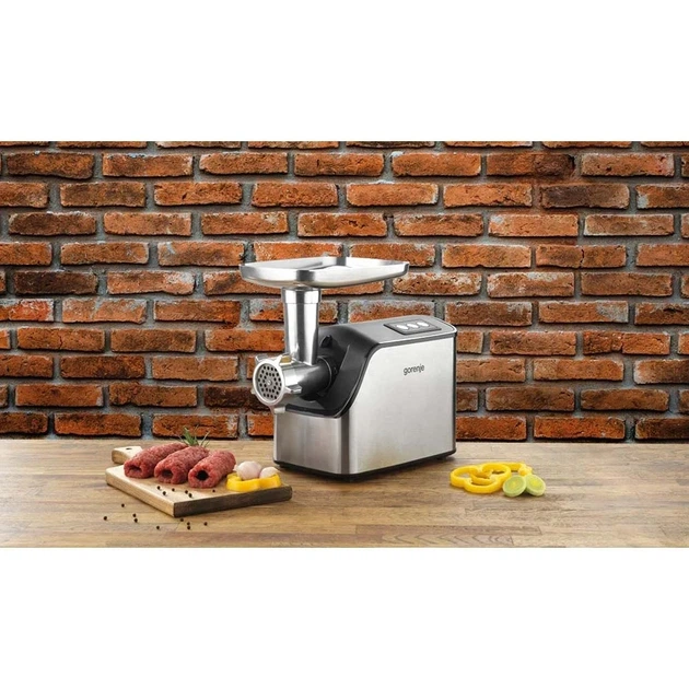 М'ясорубка електрична Gorenje MG2202XE Black/Stainless Steel UA - изображение 7