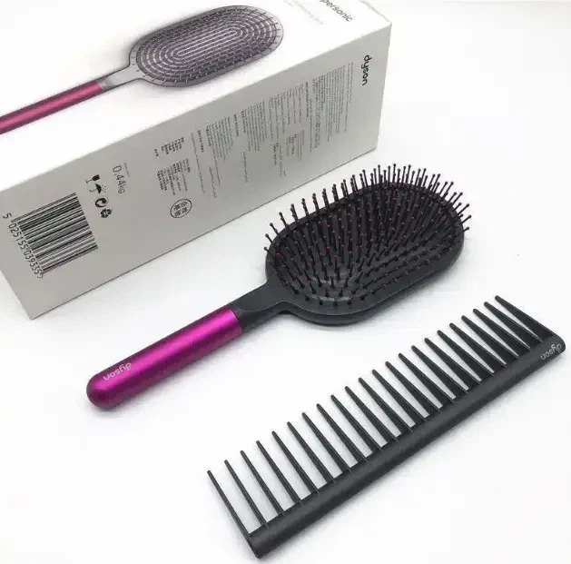Набір щіток Dyson Designed Paddle Brush and Detangling Comb Фуксія - Фото 2 Набір щіток Dyson Designed Paddle Brush and Detangling Comb Фуксія - изображение 2
