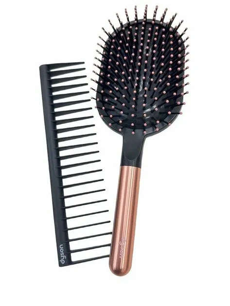 Набір щіток Dyson Designed Paddle Brush and Detangling Comb Рожевий - зображення 2