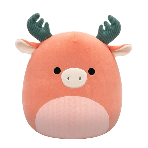 Мягкая игрушка Squishmallows — Лось Ромелу (Romelu) — 30 см - Фото 1 Мягкая игрушка Squishmallows — Лось Ромелу (Romelu) — 30 см - изображение 1