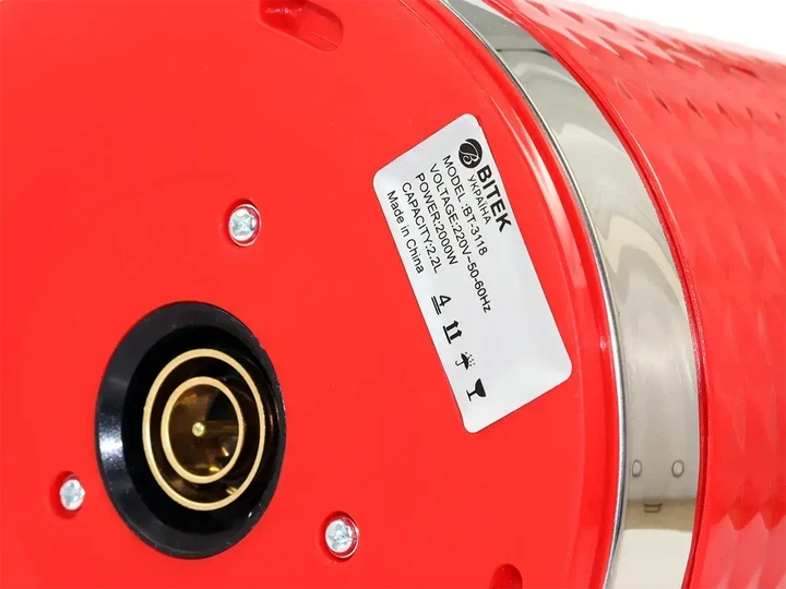 Чайник електричний BITEK BT-3118 2,2 л 2000W Червоний - изображение 2