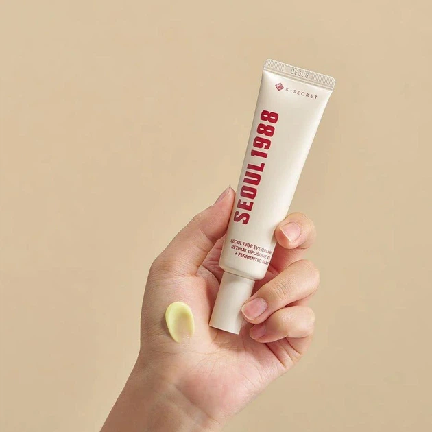 Крем под глаза с ретиналем K-Secret Seoul 1988 Eye Contour Retinal Liposome 4% + Fermented Bean 30 ml - изображение 4