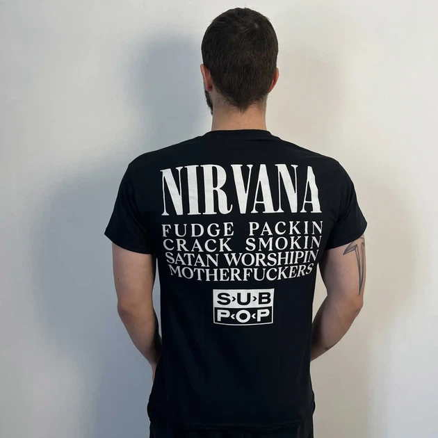 Футболка Nirvana - Bleach чорна L - изображение 2