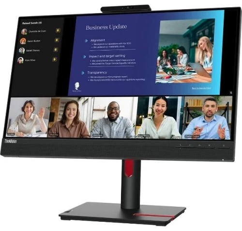Монитор 23.8" Lenovo ThinkVision T24v-30, Black (63D8MAT3UA) - изображение 3