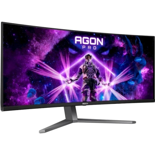 Монитор изогнутый 34" AOC AG346UCD, Black/Dark Grey - изображение 2