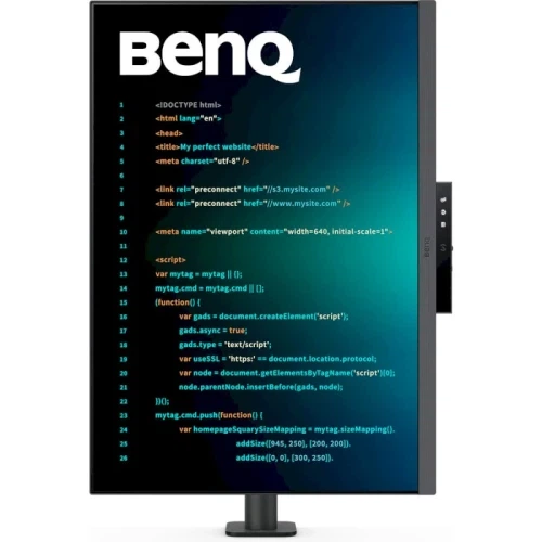 Монитор 28" BenQ RD280UA, Metallic Grey - Фото 5 Монитор 28" BenQ RD280UA, Metallic Grey - изображение 5