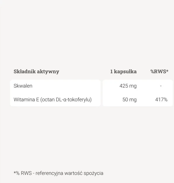 Suplement diety Yango Skwalen Anti-age 60 kapsułek (5904194063610) - obraz 2