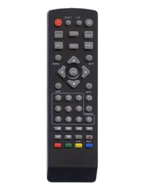 Пульт для тюнера T2 T26 DVB T2C - Фото 1 Пульт для тюнера T2 T26 DVB T2C - зображення 1