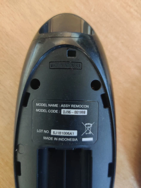 Пульт управления Samsung DJ96-00199B для пылесоса - Б/У - изображение 2