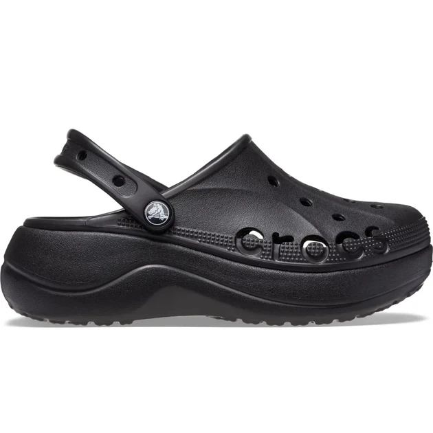 Жіночі крокси на платформі Сrocs Baya Platform Clog, чорні, W9/39-40/25.5см - Фото 1 Жіночі крокси на платформі Сrocs Baya Platform Clog, чорні, W9/39-40/25.5см - зображення 1