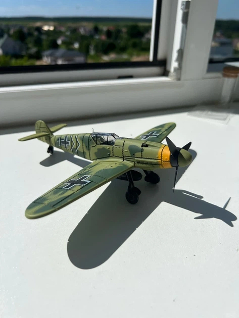 Модель самолета BF-109 German fighter 20*18CM (зеленый) - изображение 7