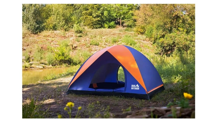 Намет Skif Outdoor Adventure II 200x200 см Orange-Blue - зображення 9