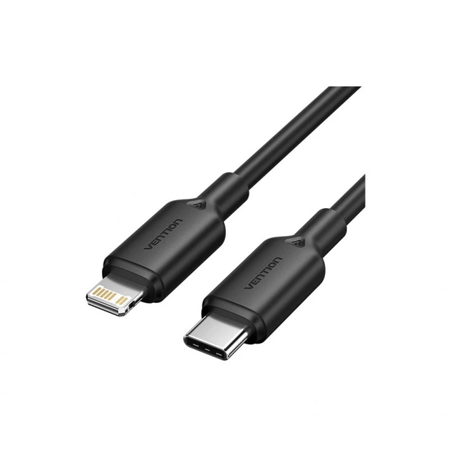 Дата кабель USB-C to Lightning 2.0m 3A black Vention (LAKBH) (355951) - Фото 1 Дата кабель USB-C to Lightning 2.0m 3A black Vention (LAKBH) (355951) - зображення 1