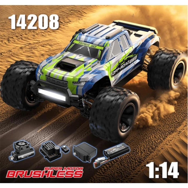 Машинка на радиоуправлении MJX Hyper Go 14208 Brushless RTR 4WD 1:14 - изображение 2