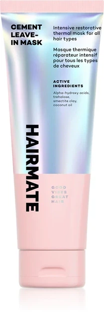 Несмываемая маска для защиты волос Hairmate Cement Leave-In Mask 200 мл - Фото 1 Несмываемая маска для защиты волос Hairmate Cement Leave-In Mask 200 мл - изображение 1