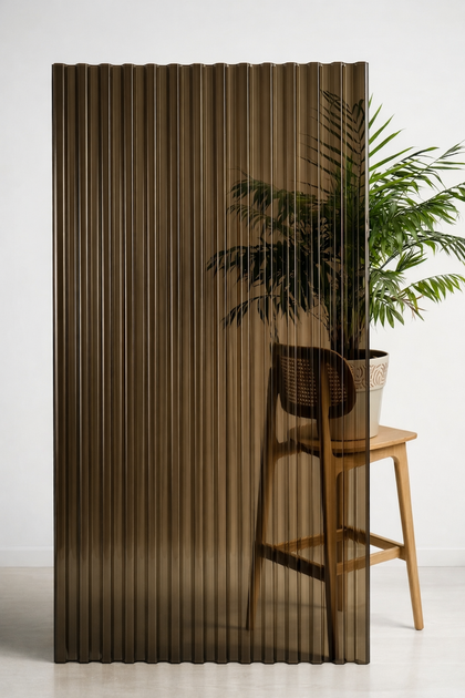 Поликарбонат бронзовый гофрированный Polystyle 2 м × 1,03 м - изображение 2