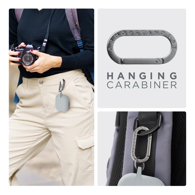Силиконовый чехол для наушников Apple AirPods Pro, Hang Case, голубой, ультратонкий защитный кейс толщиной 2 мм, защита от царапин, пыли и ударов, компактный, с карабином для крепления, ArmorStandart (ARM56060) - Фото 6 Силиконовый чехол для наушников Apple AirPods Pro, Hang Case, голубой, ультратонкий защитный кейс толщиной 2 мм, защита от царапин, пыли и ударов, компактный, с карабином для крепления, ArmorStandart (ARM56060) - изображение 6
