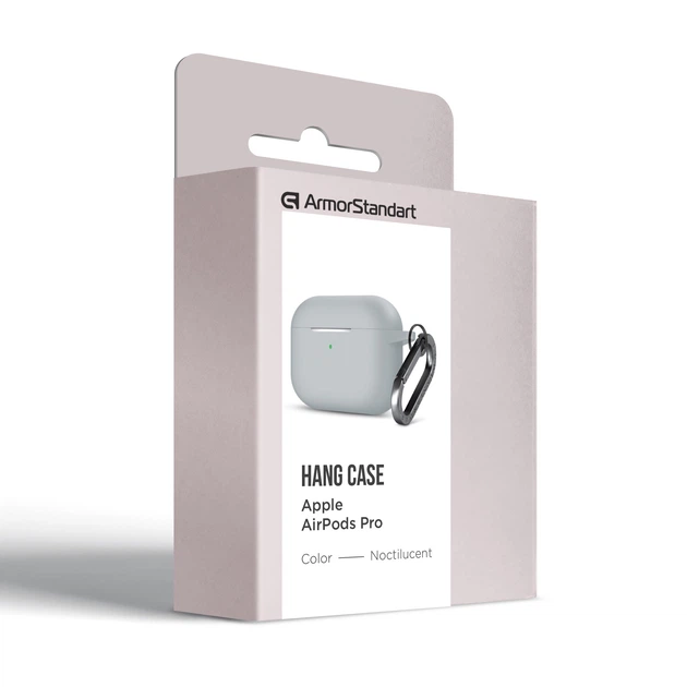 Силиконовый чехол для наушников Apple AirPods Pro, Hang Case, голубой, ультратонкий защитный кейс толщиной 2 мм, защита от царапин, пыли и ударов, компактный, с карабином для крепления, ArmorStandart (ARM56060) - Фото 8 Силиконовый чехол для наушников Apple AirPods Pro, Hang Case, голубой, ультратонкий защитный кейс толщиной 2 мм, защита от царапин, пыли и ударов, компактный, с карабином для крепления, ArmorStandart (ARM56060) - изображение 8