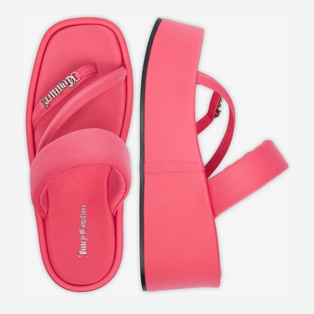 Женские вьетнамки Juicy Couture WSS21515-01 5906751042571 38 25.4 см Розовые (5906751042625) - изображение 6