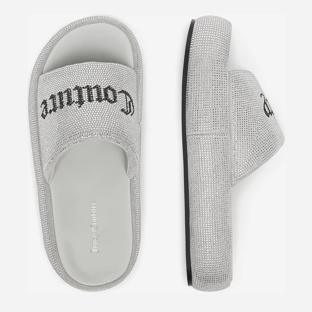 Женские шлепанцы Juicy Couture WSS21515-04 5906751063255 37 24.6 см Серые (5906751063293) - изображение 6
