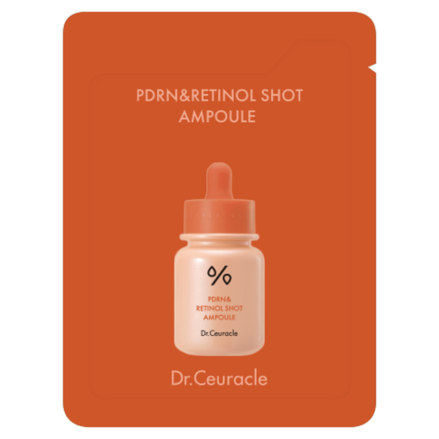Антивозрастная сыворотка с полинуклеотидами, ретинолом и спикулами Dr.Ceuracle PDRN & Retinol Shot Ampoule, 2 мл - Фото 1 Антивозрастная сыворотка с полинуклеотидами, ретинолом и спикулами Dr.Ceuracle PDRN & Retinol Shot Ampoule, 2 мл - изображение 1