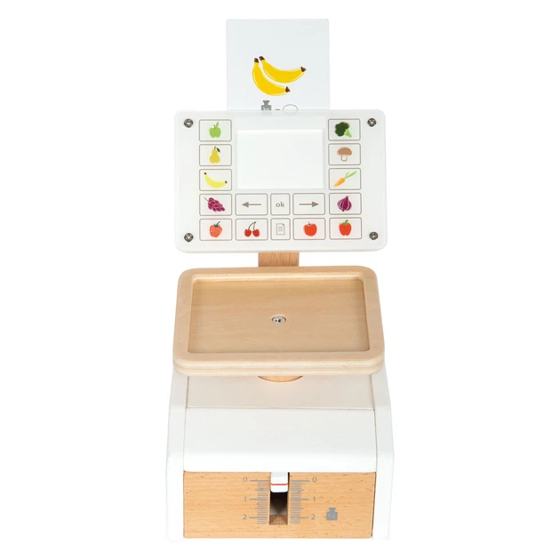 Waga sklepowa drewniana Small Foot Fresh z kartami 12418 (4020972124180) - obraz 5