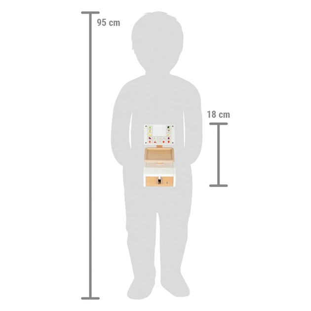 Waga sklepowa drewniana Small Foot Fresh z kartami 12418 (4020972124180) - obraz 10