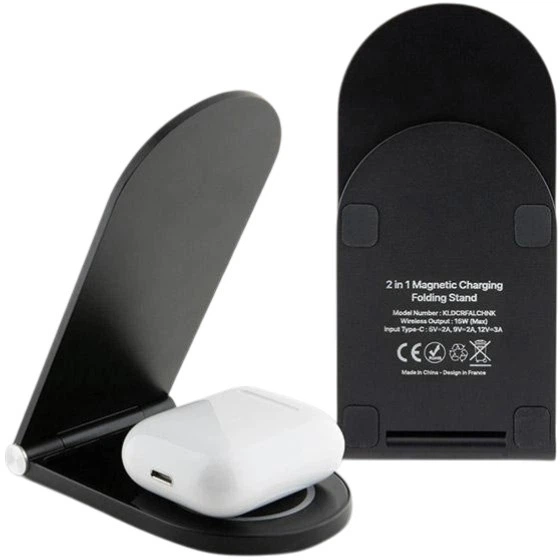 Ładowarka bezprzewodowa Karl Lagerfeld Choupette MagSafe 15W Black (3666339170516) - obraz 3