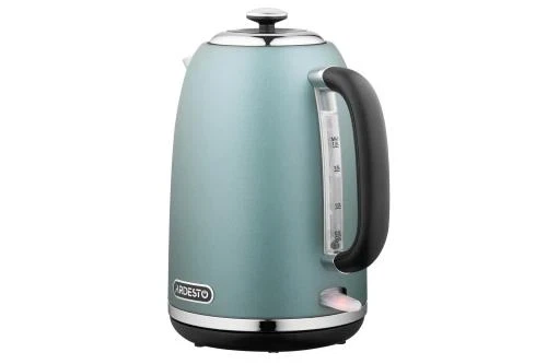 Електрочайник Ardesto EKL-F400G, Mint, 2200 Вт, 1.8 л, дисковий, індикатор роботи, корпус нержавіюча сталь, захист від перегріву та автоматичне відключення при відсутності води - Фото 4 Електрочайник Ardesto EKL-F400G, Mint, 2200 Вт, 1.8 л, дисковий, індикатор роботи, корпус нержавіюча сталь, захист від перегріву та автоматичне відключення при відсутності води - изображение 4
