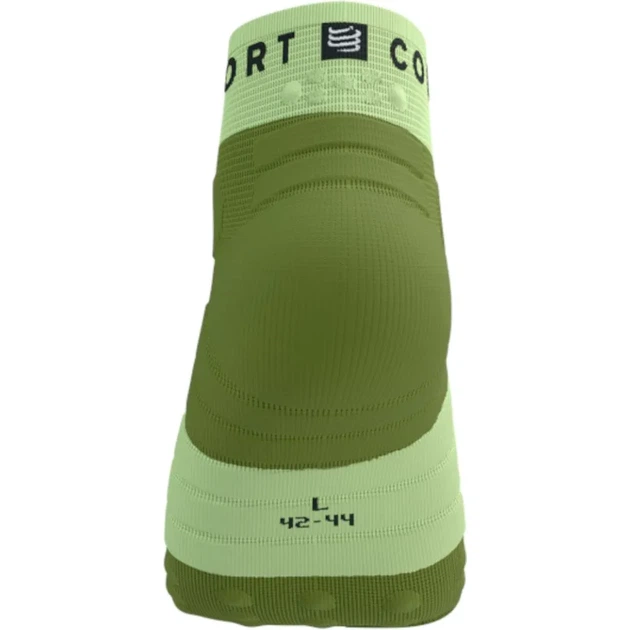 Компресійні шкарпетки для бігу анатомічні Compressport Ultra Trail Low Socks Shadow lime/woodbine XL (100081352) - зображення 3