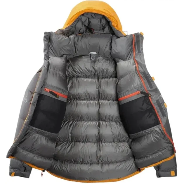 Куртка Rab Expedition 8000 Jacket gold/shark XS (100084190) - изображение 4