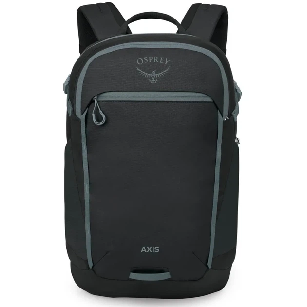 Рюкзак міський Osprey Axis black/shale grey Uni (100087163) - Фото 3 Рюкзак міський Osprey Axis black/shale grey Uni (100087163) - зображення 3