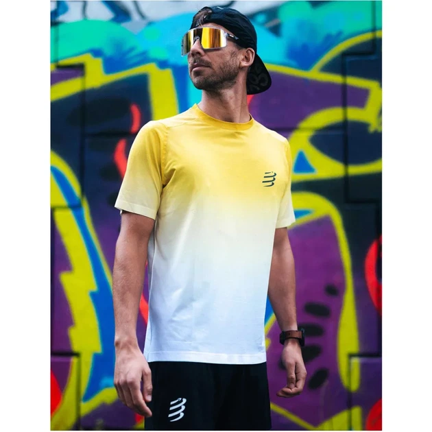 Футболка Compressport Performance SS Tshirt Mns ceylon yellow/grey dawn XXL (100086164) - Фото 4 Футболка Compressport Performance SS Tshirt Mns ceylon yellow/grey dawn XXL (100086164) - зображення 4