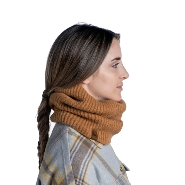 Пов\'язка Buff Knitted and Polar Neckwarmer Marin Nut Uni (100078868) - Фото 2 Пов\'язка Buff Knitted and Polar Neckwarmer Marin Nut Uni (100078868) - зображення 2